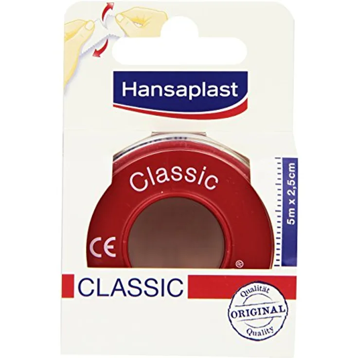 Hansaplast Classic Fixierpflaster starke Klebekraft 5m x 2,5cm