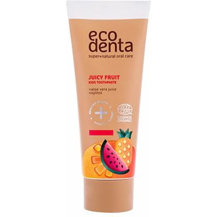Ecodenta Cosmos Organic Juicy Fruit Zahnpasta mit Fruchtgeschmack 75 ml für Kinder