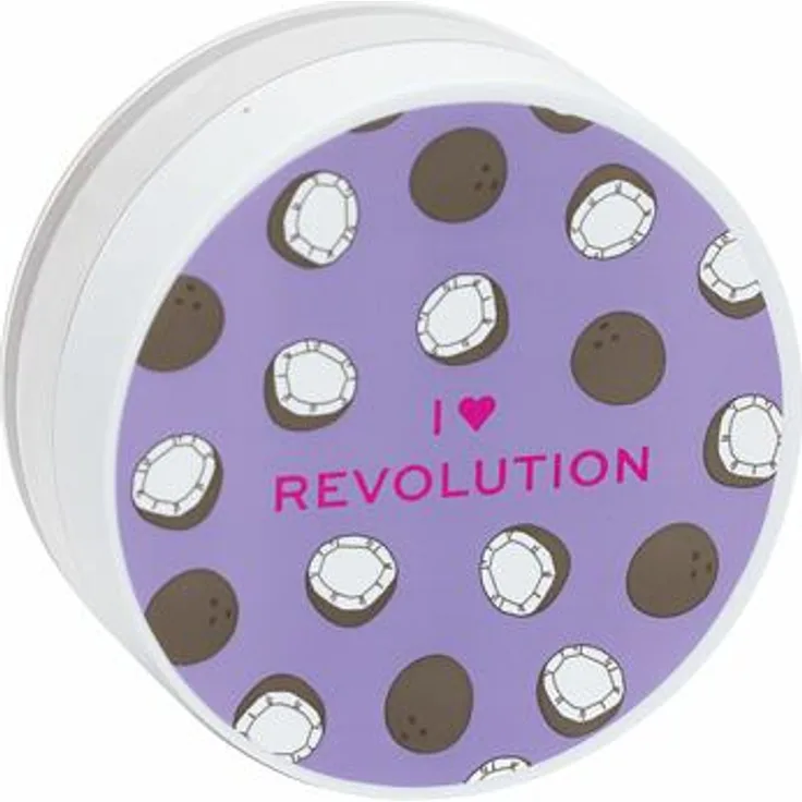 Makeup Revolution London I Heart Revolution Loose Baking Powder Feiner Puder zum Fixieren und Mattieren des Make-ups 22 g Farbton Coconut