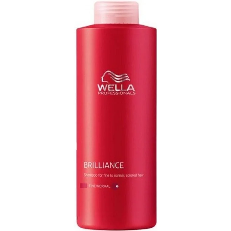 Wella Brilliance Shampoo for fine, normal and colored hair 1000 ml – Bild 1