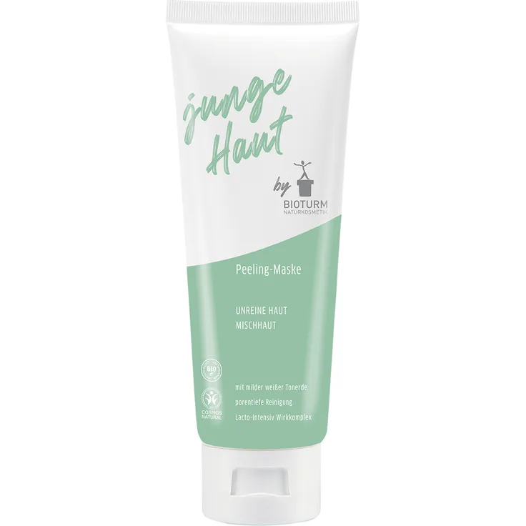 Bioturm Naturkosmetik Peeling Maske junge Haut 125 ml mit beruhigender Wirkung
