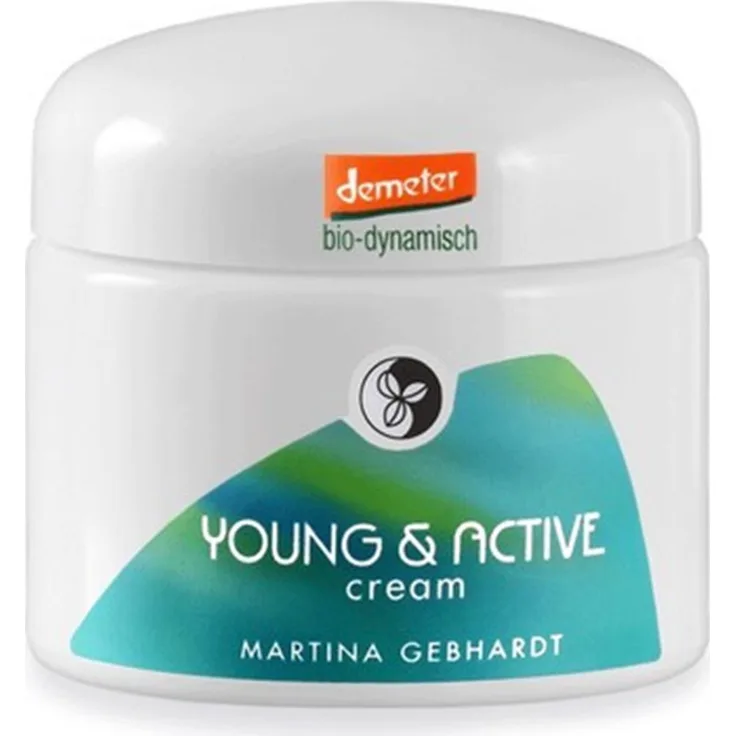 Martina gebhardt Naturkosmetik Young & Active Cream 50 ml Tagespflege für Damen und Herren