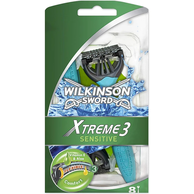 Wilkinson Sword Xtreme 3 Sensitive Einwegrasierer 8 Stück – Bild 1