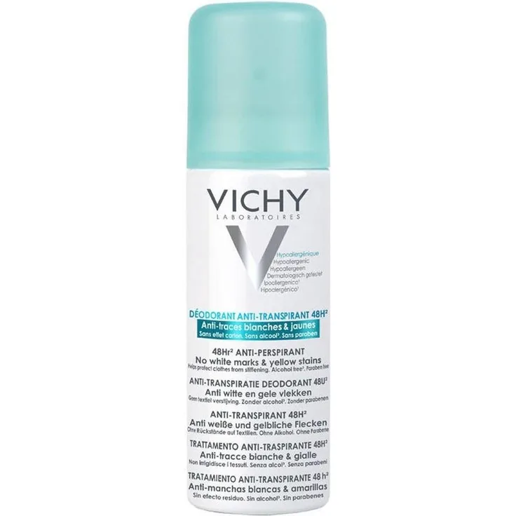 Vichy 48H Anti-Transpirant Anti-Traces 125 ml