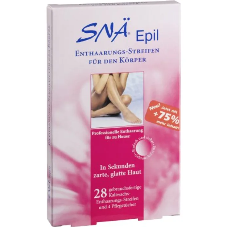 Snä Epil Enthaarungsstreifen Körper 14 Doppelstreifen 2er Pack