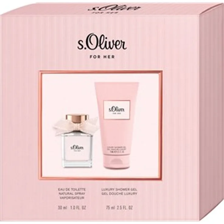 s.Oliver For Her Set Eau de Toilette 30 ml + Luxury Duschgel 75 ml