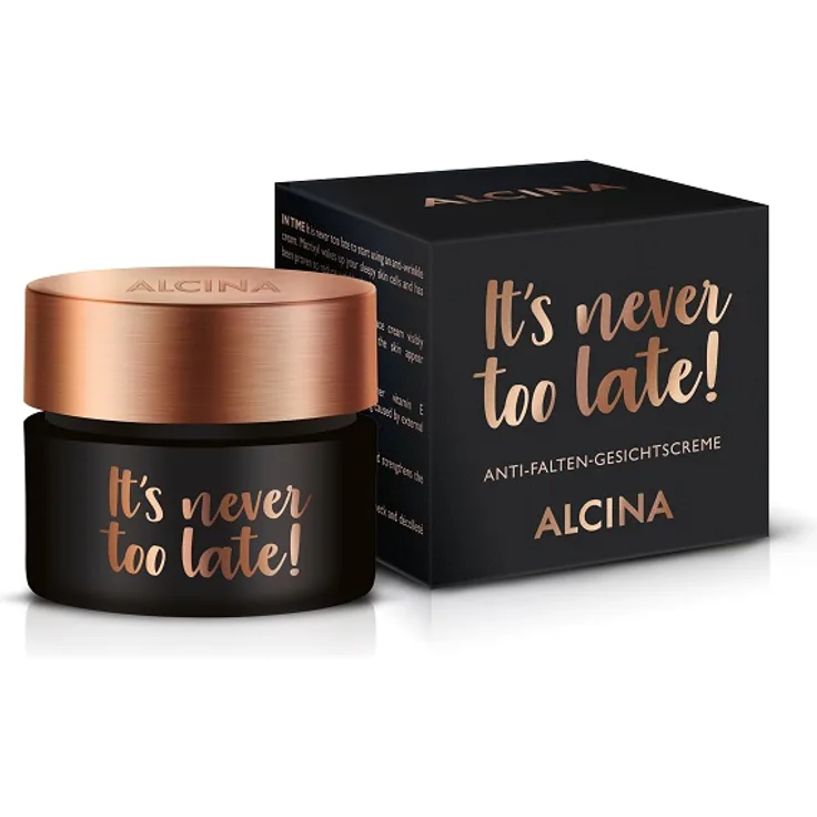 Alcina It's never too late! Anti-Falten-Gesichtscreme 50 ml