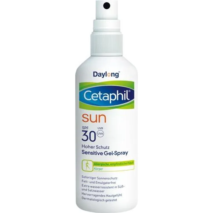Cetaphil Produkte Cetaphil Produkte Cetaphil Sun Daylong SPF 30 sensitive Gel-Spray Sonnencreme 150 ml
