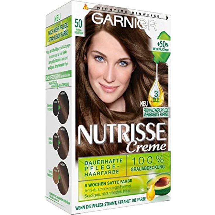 Loreal garnier Nutrisse Creme Pflegende Intensive-Coloration Mocca 50 1 Stück
