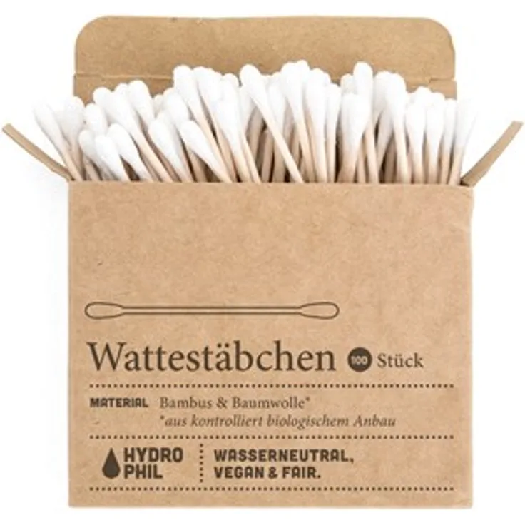 Hydrophil Pflege Gesichtspflege Wattestäbchen Bambus 1 Stk. Tagespflege Inhalt: 1 Stück, für Damen und Herren