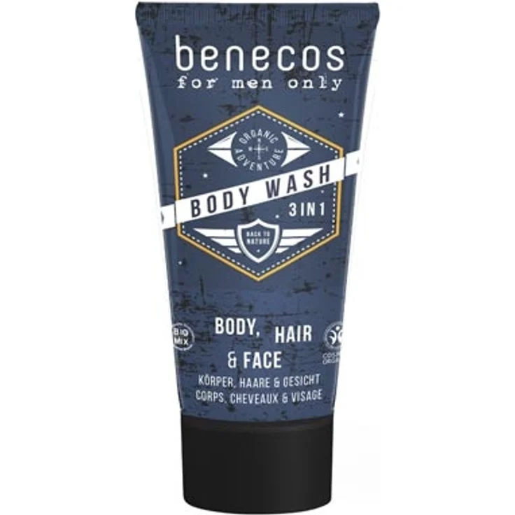 Benecos only for men 3 in 1 Body Wash 200 ml