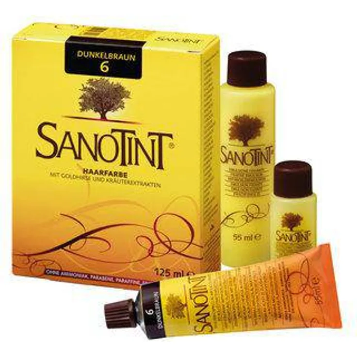 Sanotint hair color no. 06 Dark Brown, 125ml