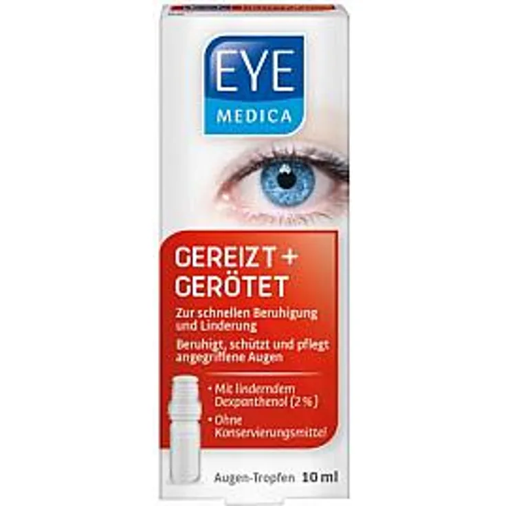 EyeMedica Augen-Tropfen Gereizt+Gerötet Augenpflegemaske 10 ml