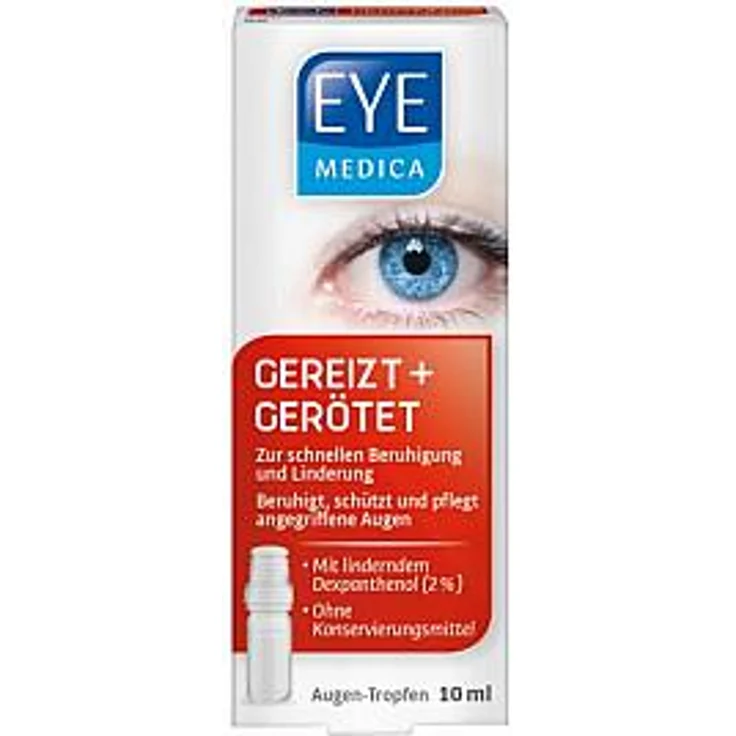 EyeMedica Augen-Tropfen Gereizt+Gerötet Augenpflegemaske 10 ml – Bild 1