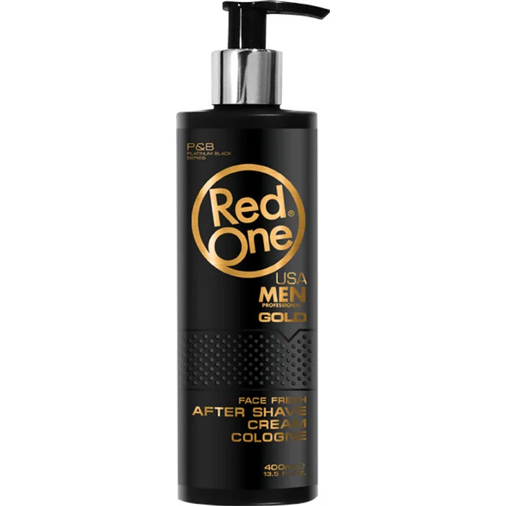 Red One Men Professional Gold After Shave Lotion 400 ml