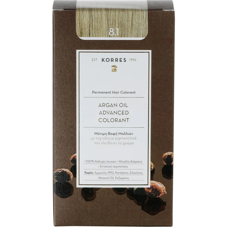 Korres Natural Products Argan Oil Hellblond Asch 8.1