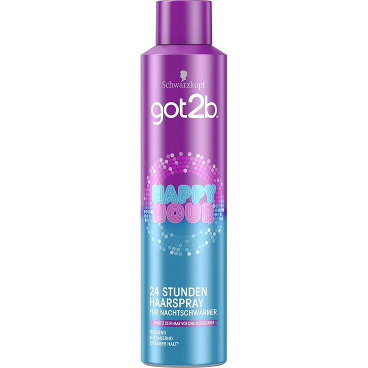 Schwarzkopf got2b Haarspray happy hour durchgehalten!, 1er Pack (1 x 300 ml)
