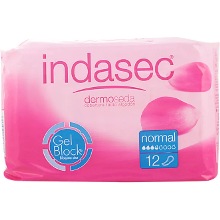 Indasec Discreet compresa incontinencia normal 12 Stück Inkontinenzeinlagen