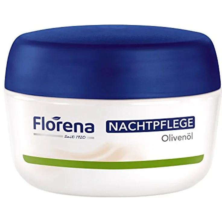 Florena Nachtpflege Mit Olivenöl Feuchtigkeit Für Trockene Haut 50 ml