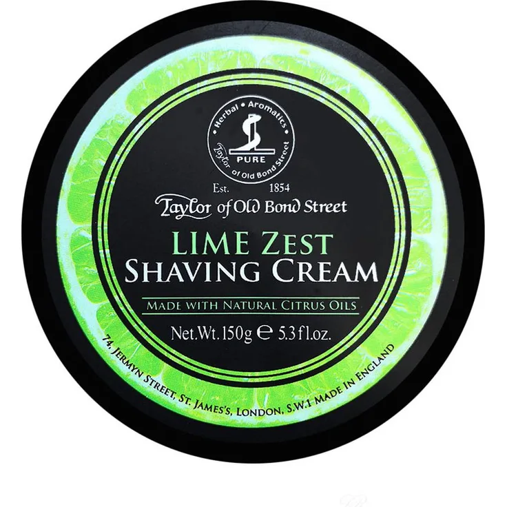 Taylor of Old Bond Street Taylor of Old Bond Street Lime Zest Rasierseife Tiegel 150 g