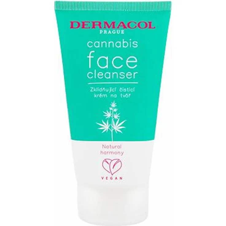 Dermacol Cannabis Face Cleanser Beruhigende Reinigungscreme mit Hanföl 150 ml für Frauen
