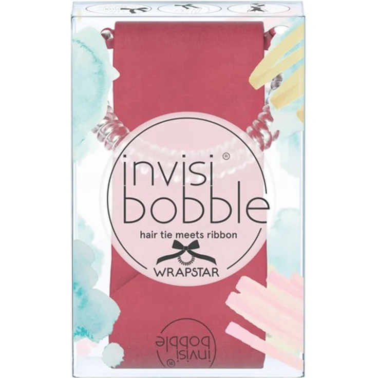Invisibobble hair tie meets ribbon clear-red – Bild 1