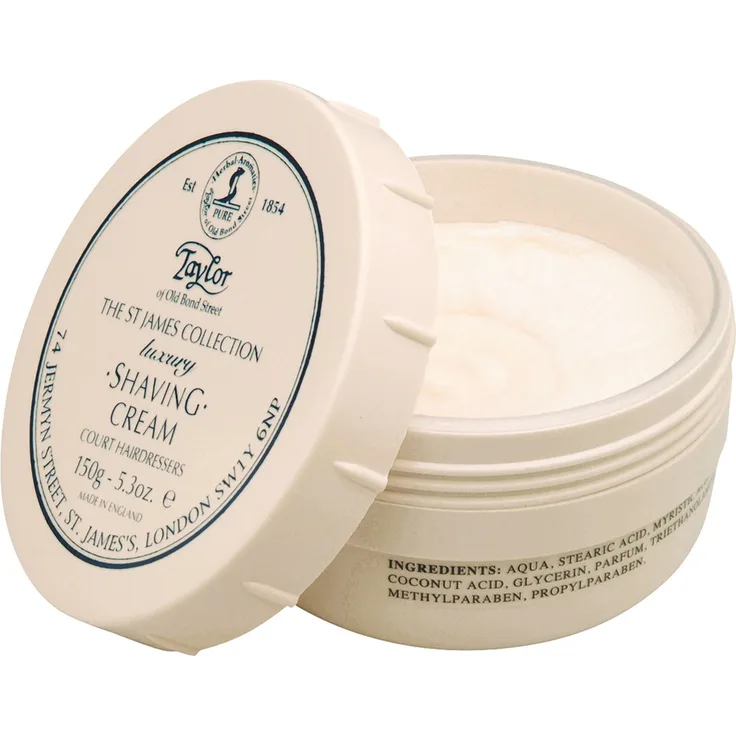 Taylor of Old Bond Street St. James Shaving Cream Bowl feuchtigkeitsspendend parfümiert 150 g