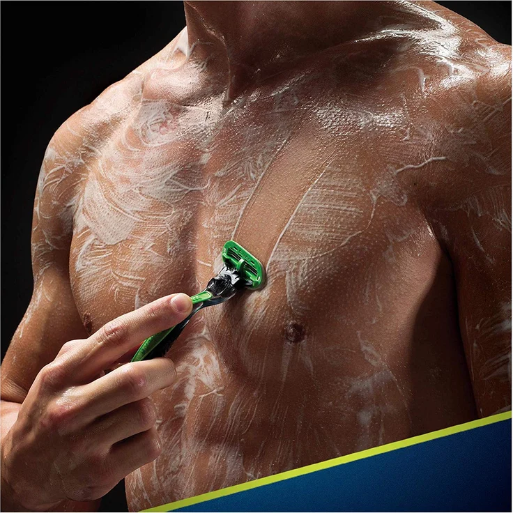 Gillette Body 3 Rasierklingen, 4 Stück – Bild 5