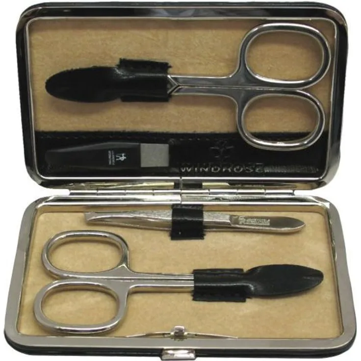 Windrose Merino Manicure Schwarz 4-tlg.