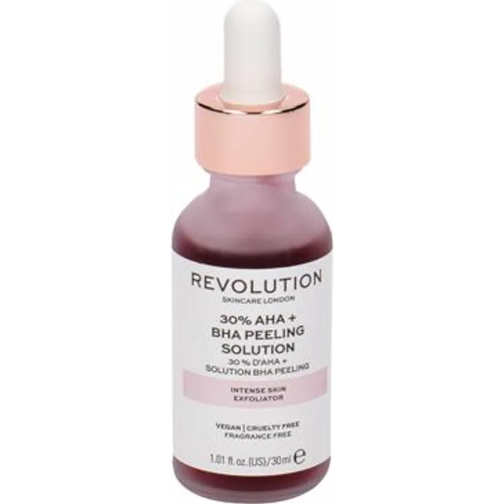 Revolution Skincare Skincare 30% AHA + BHA Peeling Solution Intensives Peelingserum 30 ml für Frauen