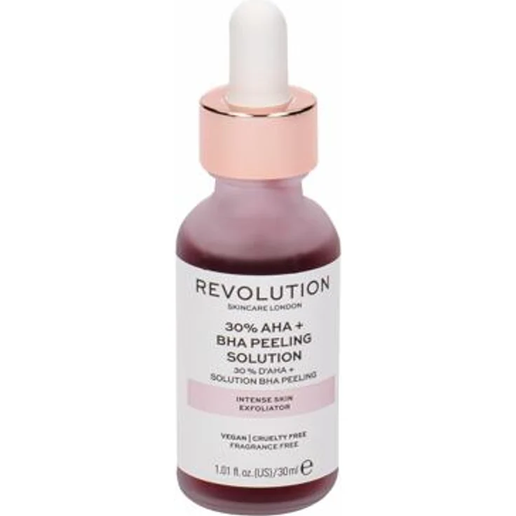 Revolution Skincare Skincare 30% AHA + BHA Peeling Solution Intensives Peelingserum 30 ml für Frauen – Bild 1
