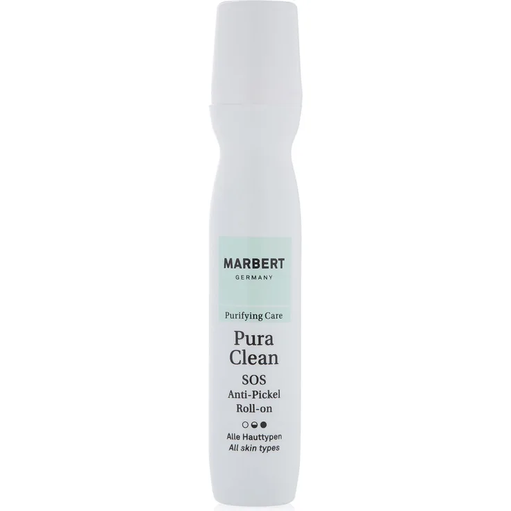Marbert Puraclean Sos Anti-Pickel Roll-On 15 ml, Antibakteriell, enzündungshemmend, Wirkung: kühlend, beruhigend, klärend 