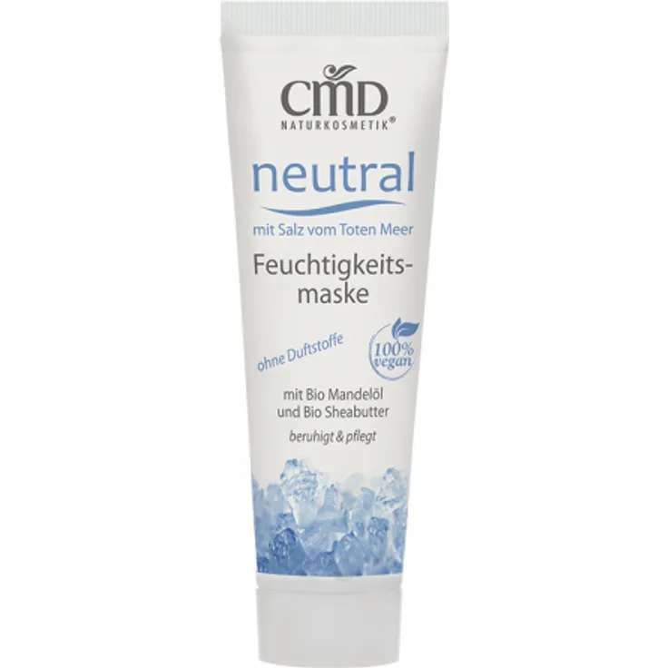 CMD - Neutral Feuchtigkeitsmaske mit Salz vom Toten Meer 50 ml, mit einer pflegenden Wirkung