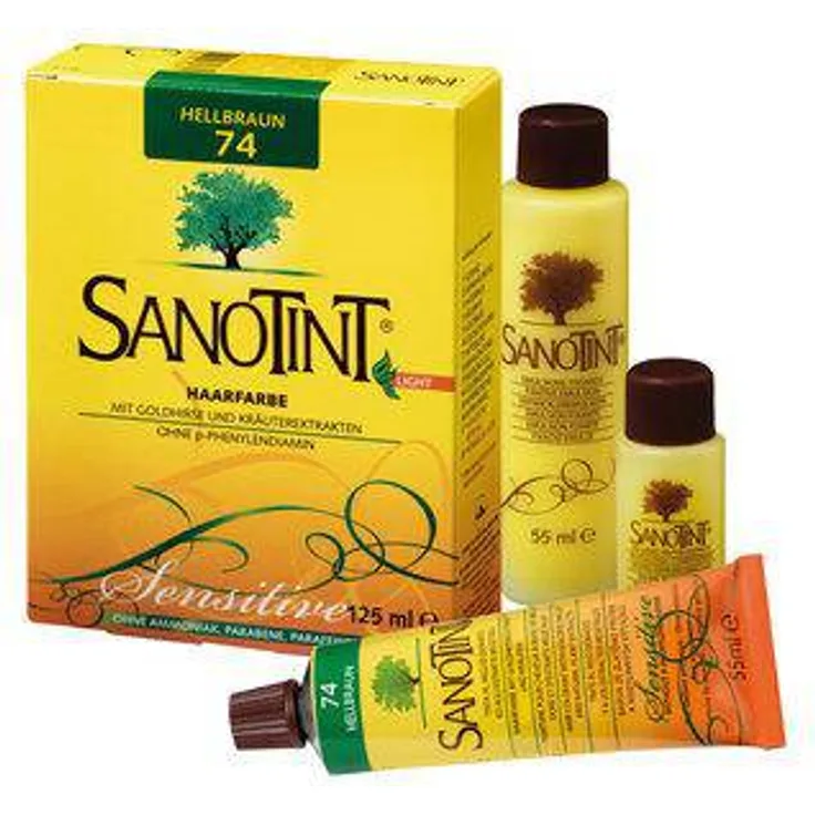Firstorganicbaby Sanotint Hair color No. 74 Light Brown, 125ml