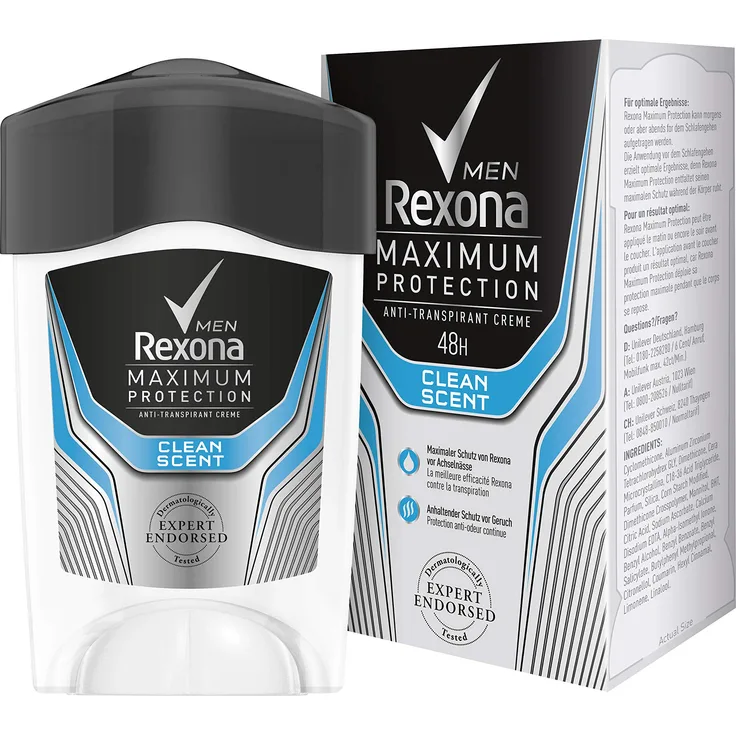 Rexona Maximum Protection Clean Scent Men Anti-Transpirant Cremestick 45 ml