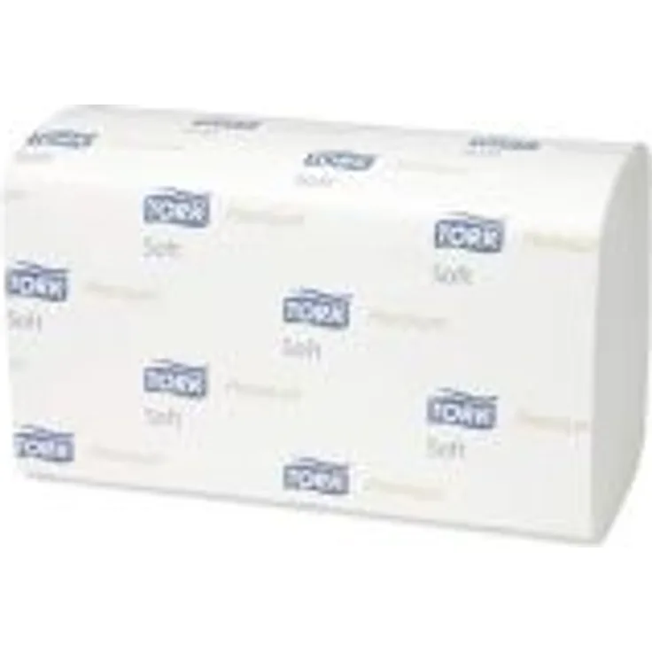 Tork extra weiche Zickzack Handtücher 2-lagig Tissue plus, hochweiß, mit Dekorprägung 230 x 230 mm 15 x 200 Tücher