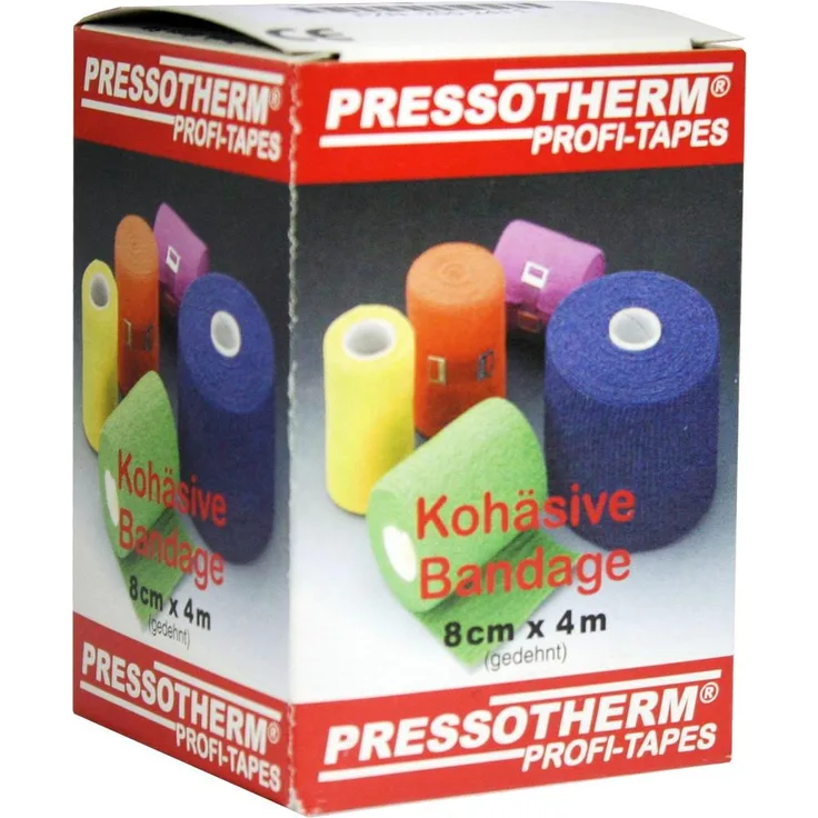 ABC Apotheken-Bedarfs-Contor Pressotherm Kohäsive Bandage 8 Cmx4 m Grün
