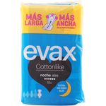 Evax Cottonlike compresas noche mit Flügel 18 Stück Damenbinden