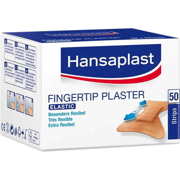 Beiersdorf Hansaplast Elastic Fingerkuppenpflaster, 50 Stück