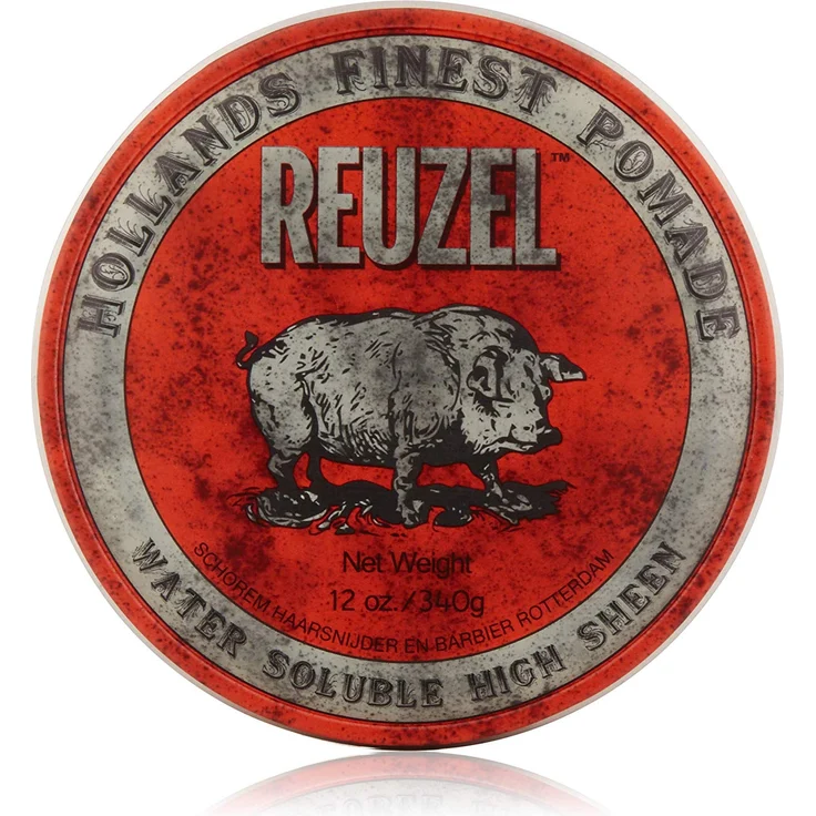 Reuzel Finest Pomade Red Water Soluble High Sheen 340 g – Bild 1
