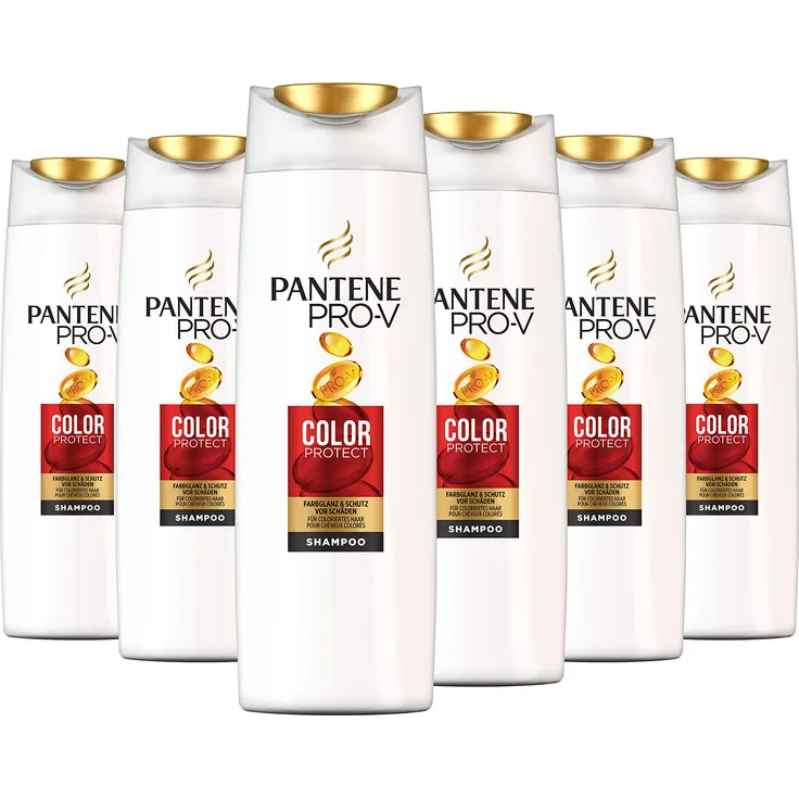 Pantene Pro-V Color Protect Shampoo Für Coloriertes Haar 6 x 300 ml