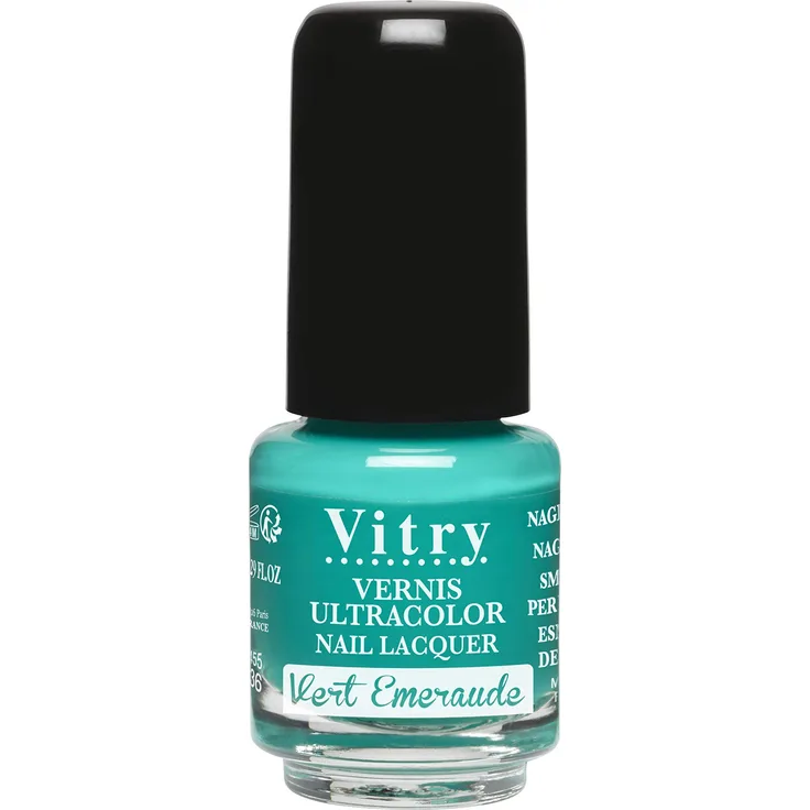 Vitry Mini Nagellack, Smaragdgrün, 4 ml
