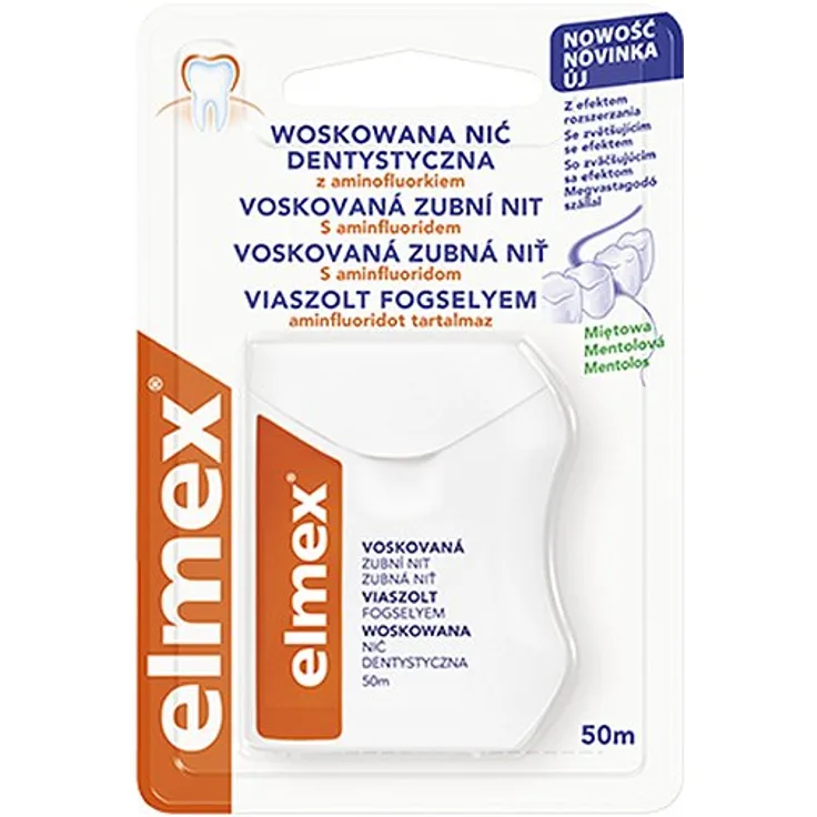 Elmex Zahnseide Gewachst 50M