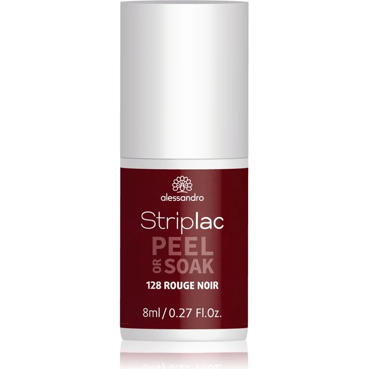 Alessandro Striplac Peel or Soak 128 Rouge Noir 8 ml, Farbton: Rot – Bild 1