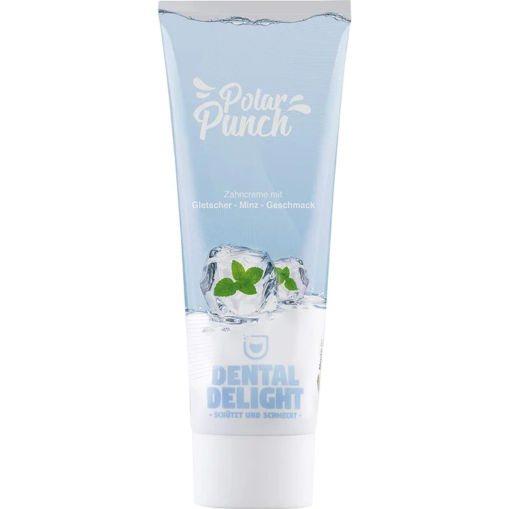 Dental Delight Zahncreme Polar Punch 75 ml, vegan, klimaneutral, Mikroplastik frei – Bild 1