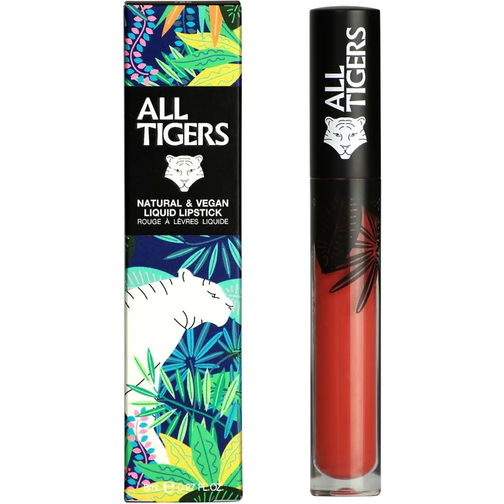 All Tigers Lippen Natural and Vegan Lipstick Lippenstift 8 ml