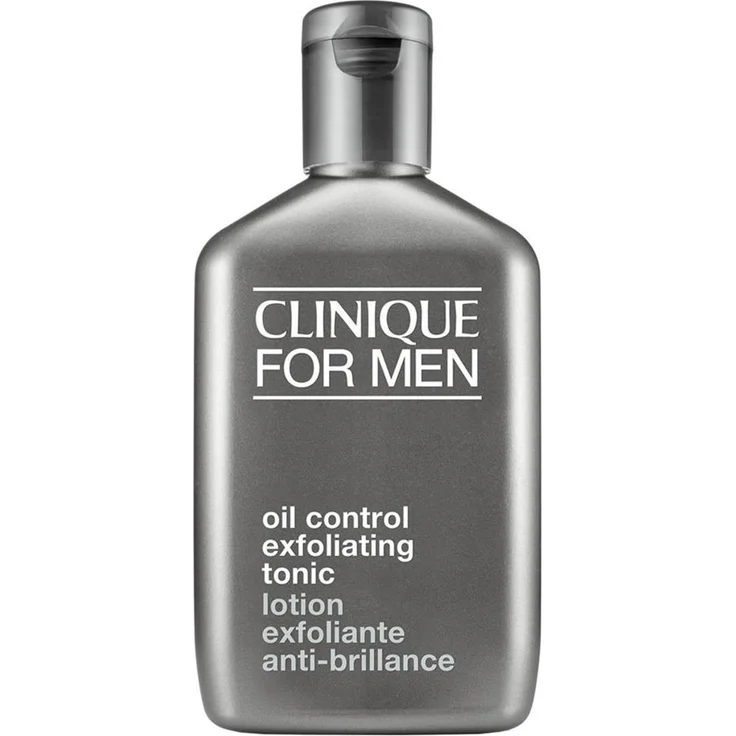 Clinique for Men Oil Control Exfoliating Tonic 200 ml, für normale Haut geeignet, Mischhaut, mit einer feuchtigkeitsspendenden Wirkung, mit einer mattierenden Wirkung