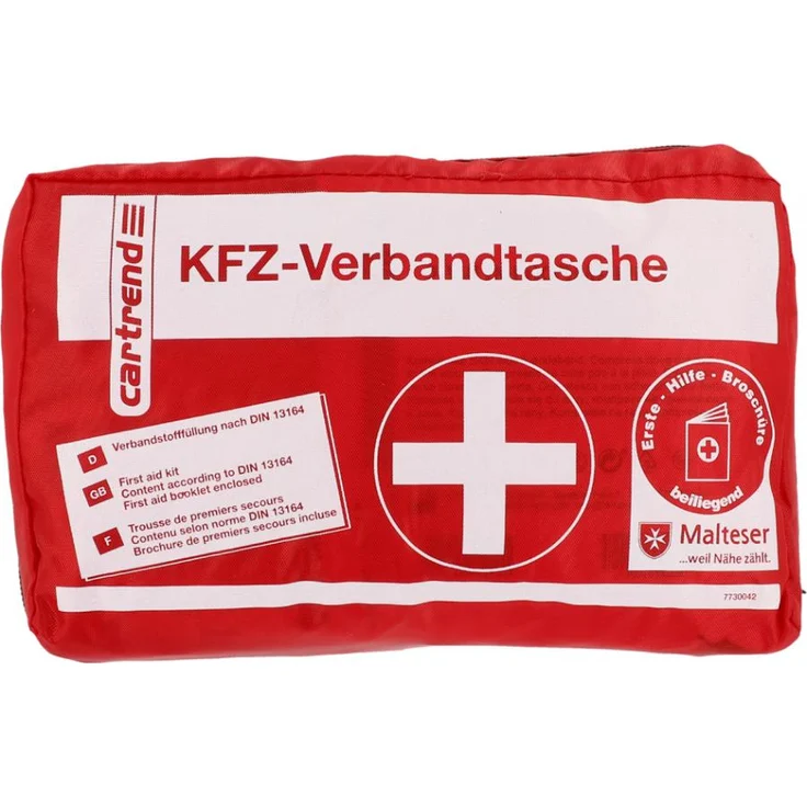 Cartrend KFZ-Verbandtasche, rot - Preisvergleich – Bild 1
