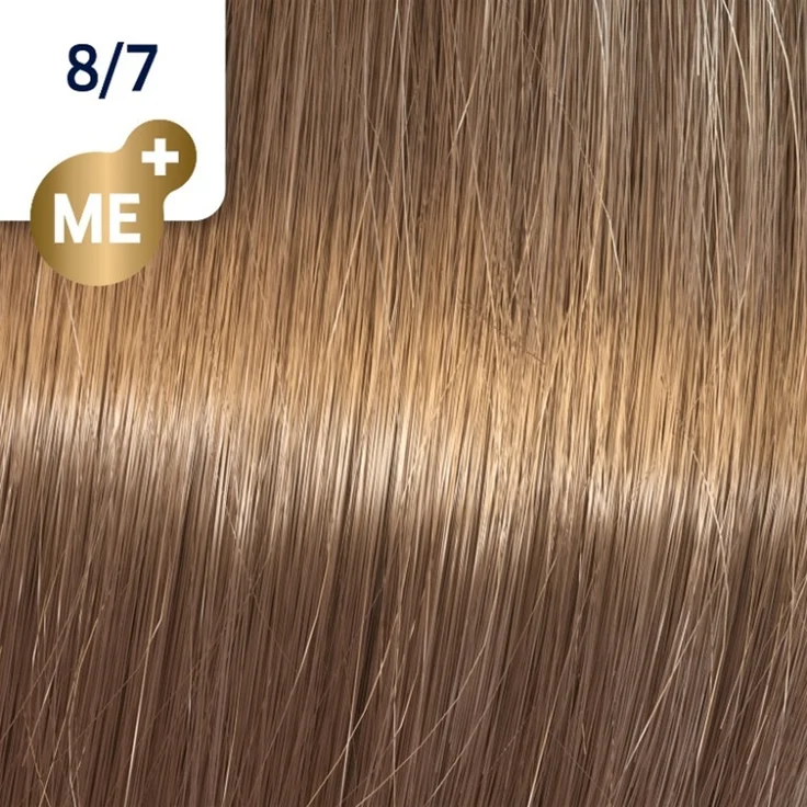 Wella Professionals Koleston Perfect Me + Deep Browns 8-7 Hellblond Braun, 60 ml – Bild 2