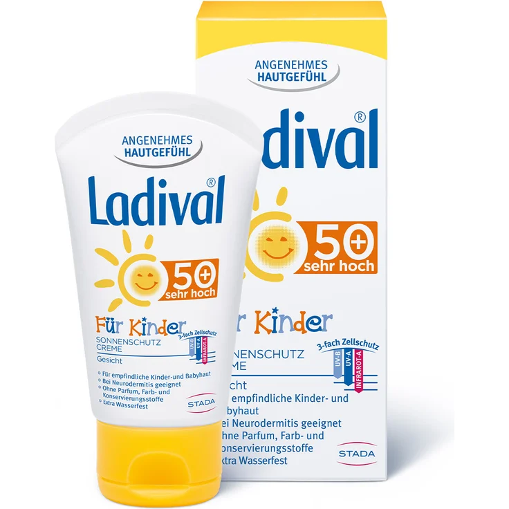 Ladival Produkte Ladival Produkte Ladival Kinder Creme LSF 50 Sonnencreme 50 ml – Bild 1
